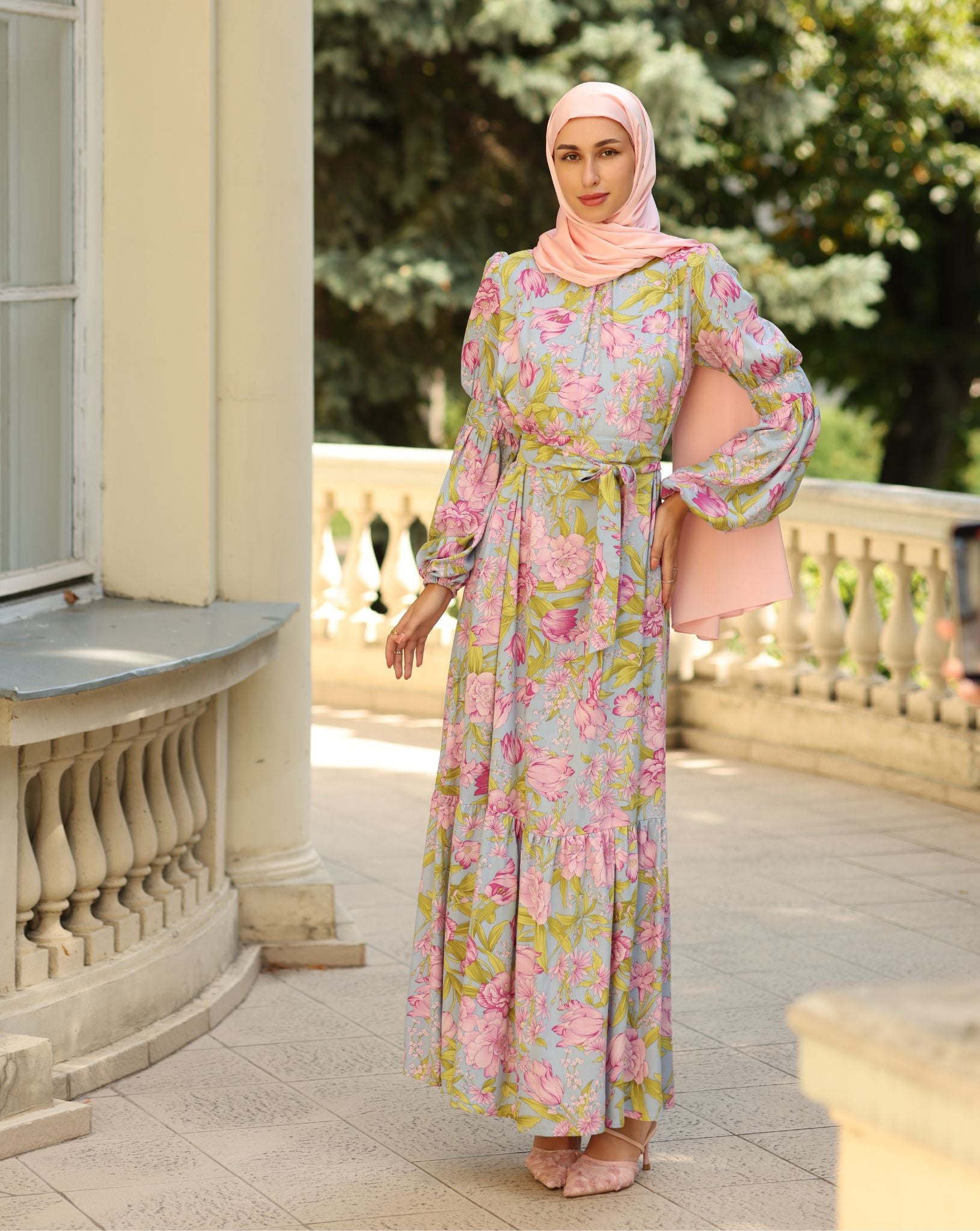 Florina Cotton Maxi Dress