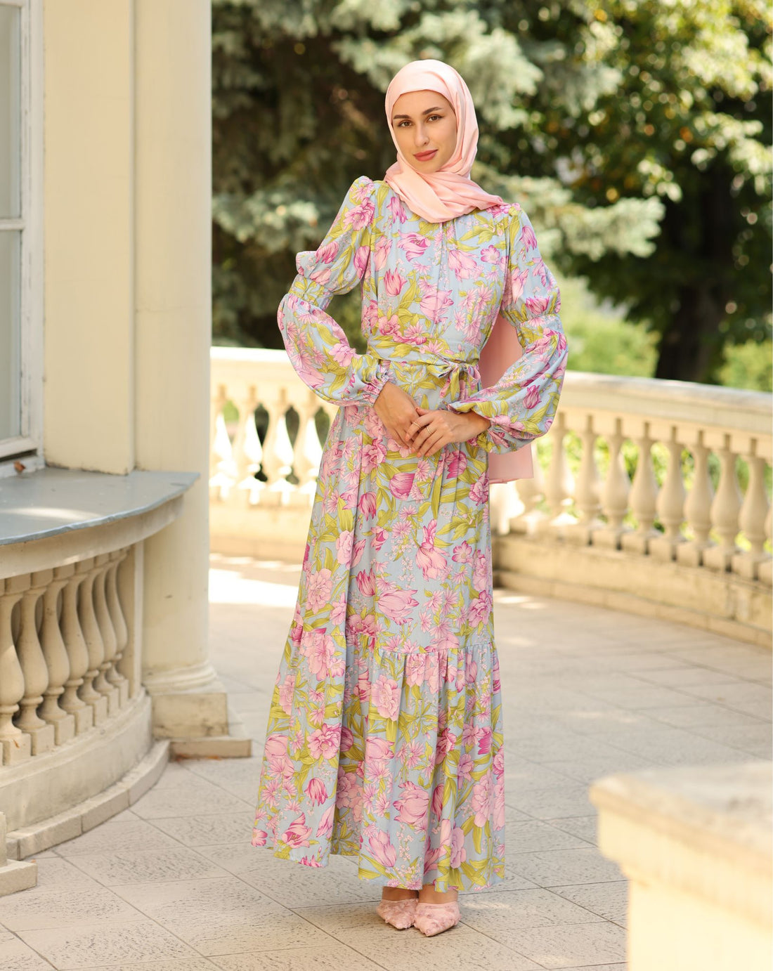 Florina Cotton Maxi Dress