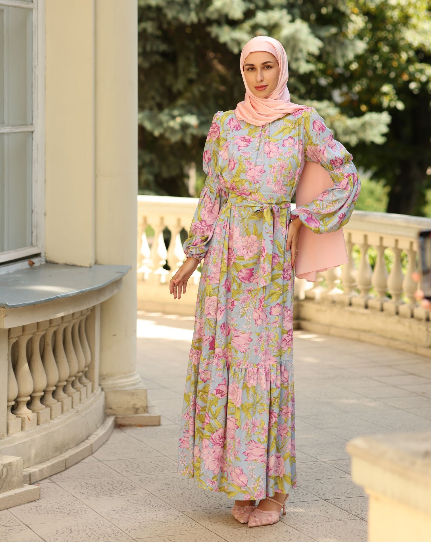 Florina Cotton Maxi Dress